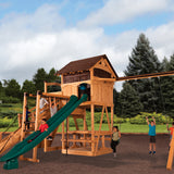 Titan Treehouse XL 3 žaidimų aikštelė