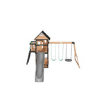 3D model of the Canyon Creek cedar swing set, viewable in your garden with AR